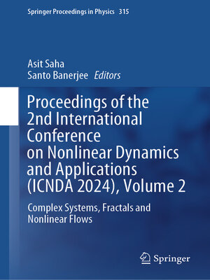 cover image of Proceedings of the 2nd International Conference on Nonlinear Dynamics and Applications (ICNDA 2024), Volume 2